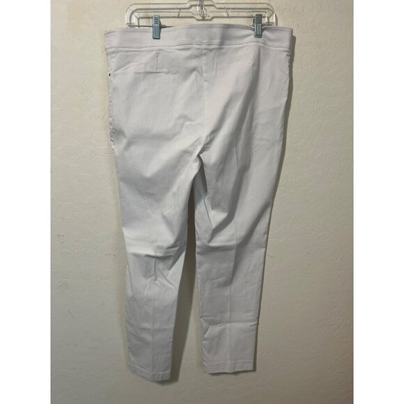 89th & Madison Sz XL White Pull On Pants - Picture 6 of 8